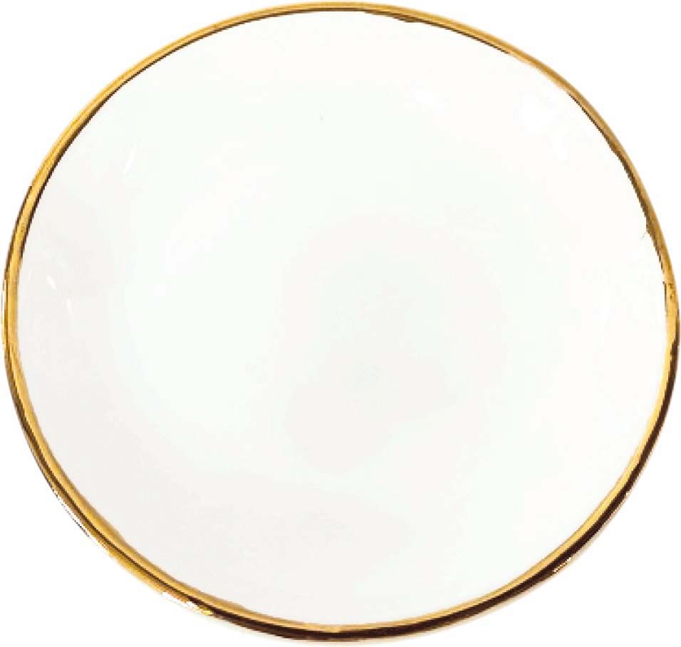 Repose-sachet De Thé MOS Union Limousine - Porcelaine Blanche 12x9x1,5 Cm