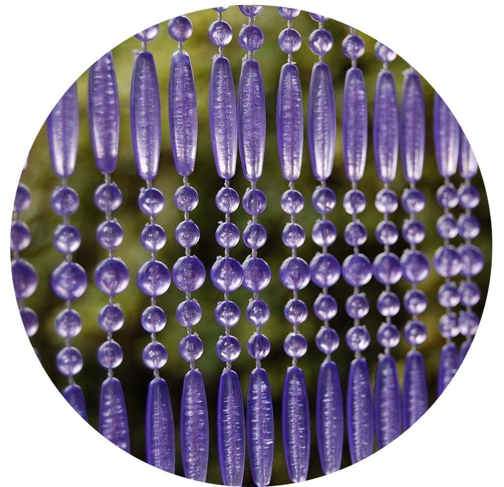 Rideau de porte en perles violettes fréjus (90x210 cm)
