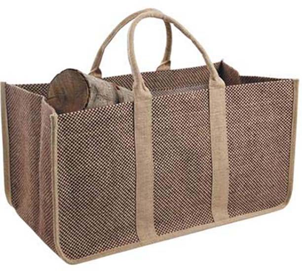 Sac En Toile De Jute L.L. Bean – 13x22 Pouces, Motif Cônes De Pin, Freeport Maine
