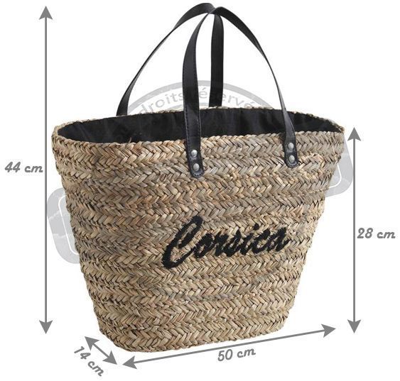 Coffre Pliable En Jonc De Mer Avec Couvercle