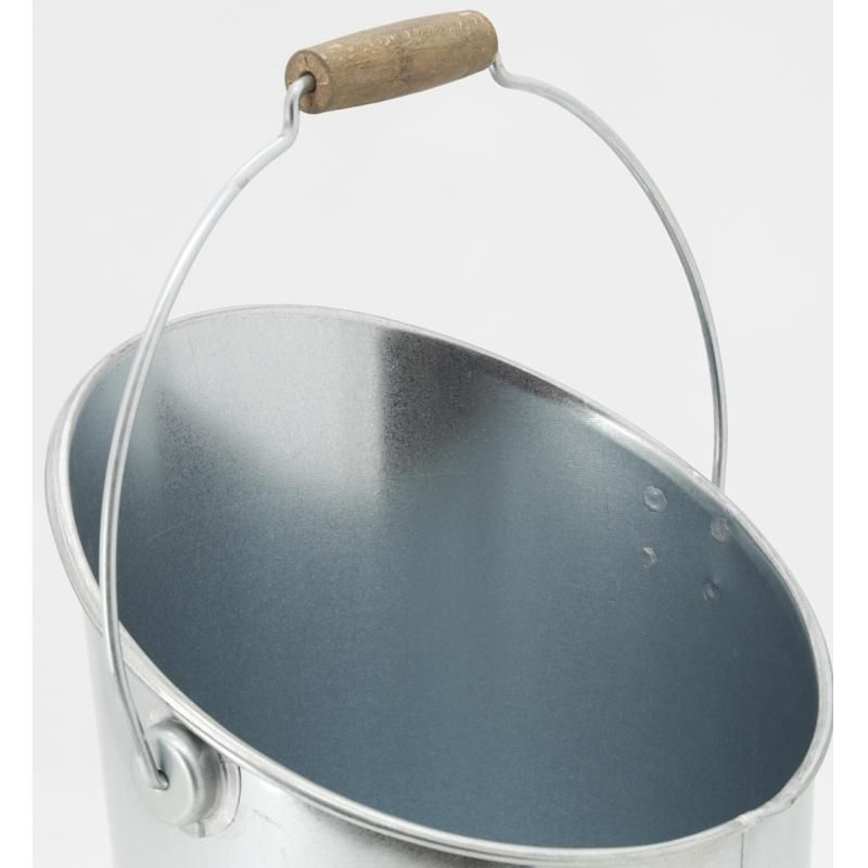 Seau à Appât Vintage Nu-Airflo Galvanisé 10 Quarts - Ancien - État Vintage Correct (détail Mesh)