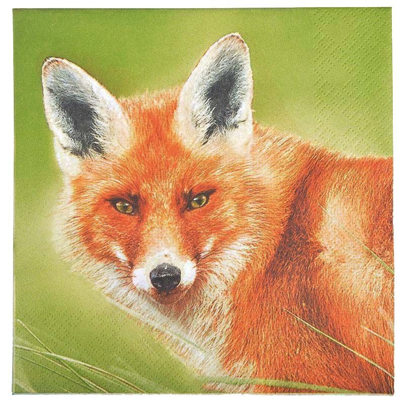 Lot De 20 Serviettes Papier Village Enneigé De Noel - Bleu - - 2.52