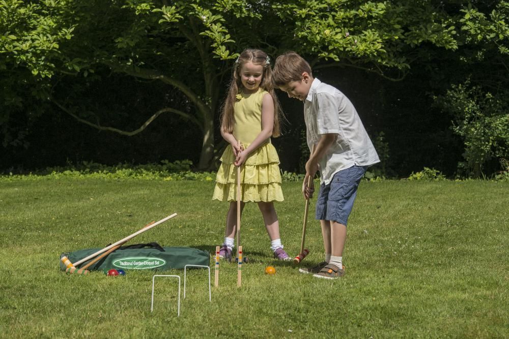 Set de croquet enfant en bois