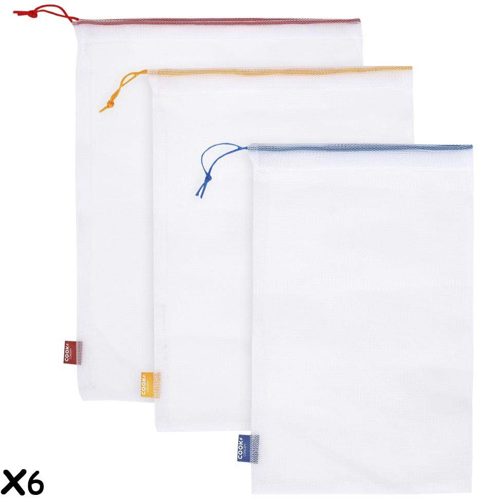 200 Sacs Filets Légumes Réutilisables - 23x17 Cm, Organza | Pour Protection Fruits, Jardinage, Rangement