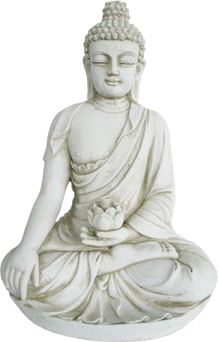 Statue Bouddha lotus Jardindeco