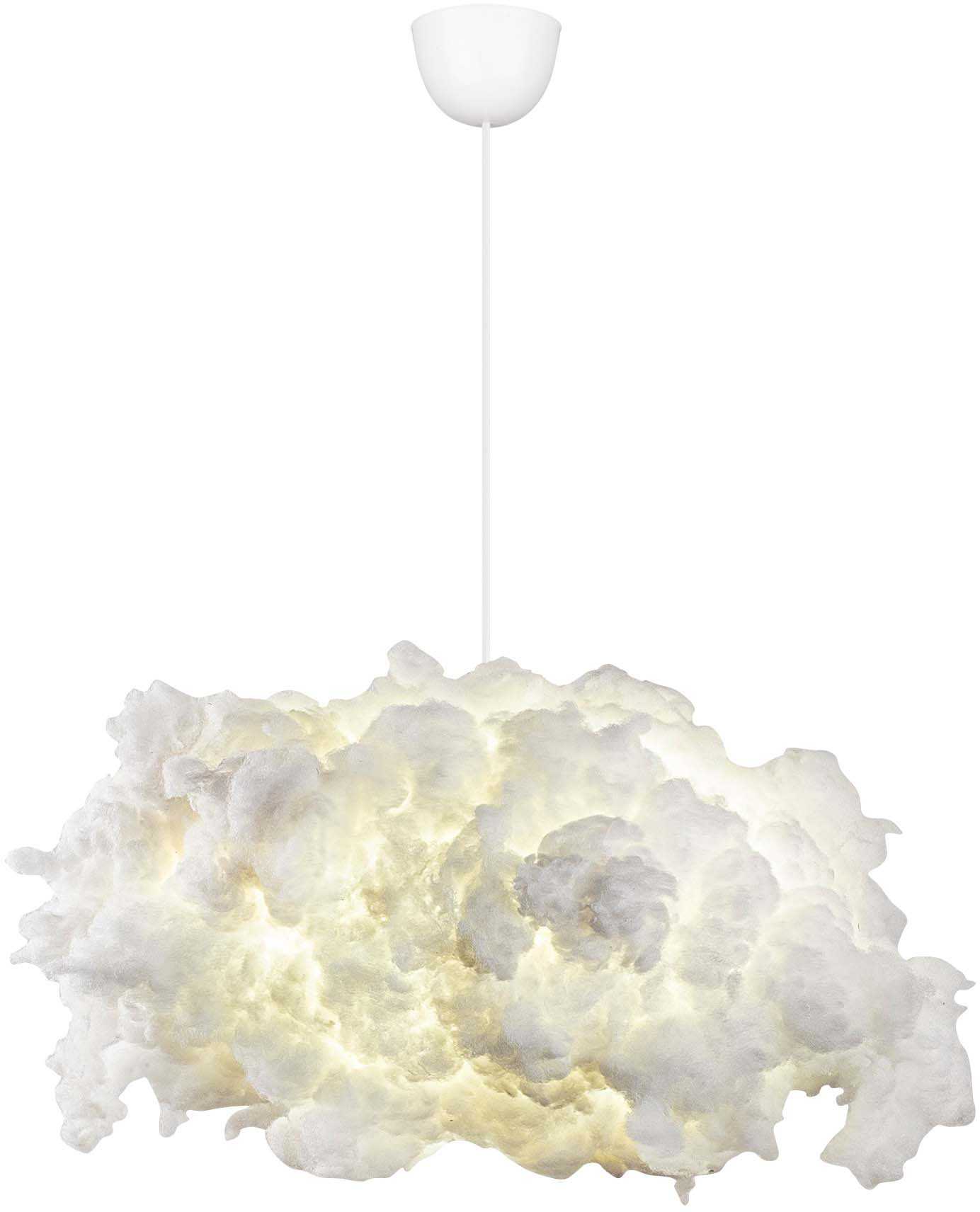 Lustre Salon Coton Nuage Blanc Doux