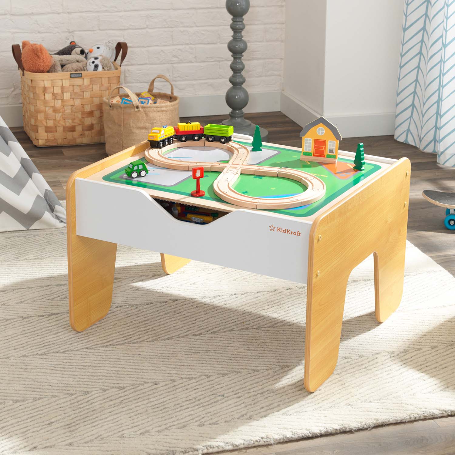 Table d’activité 2 en 1 plateau réversible