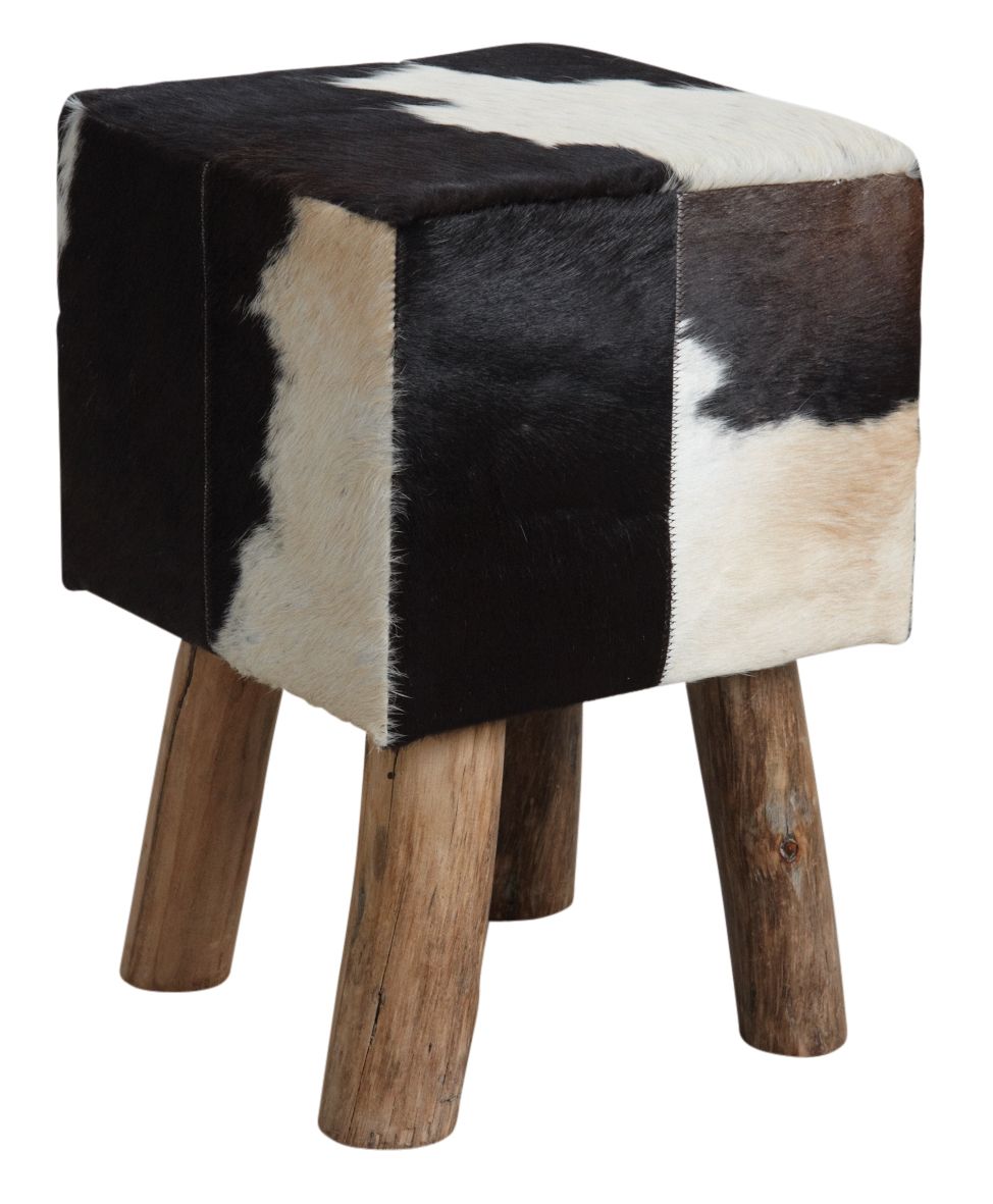 Tabouret Peau De Vache