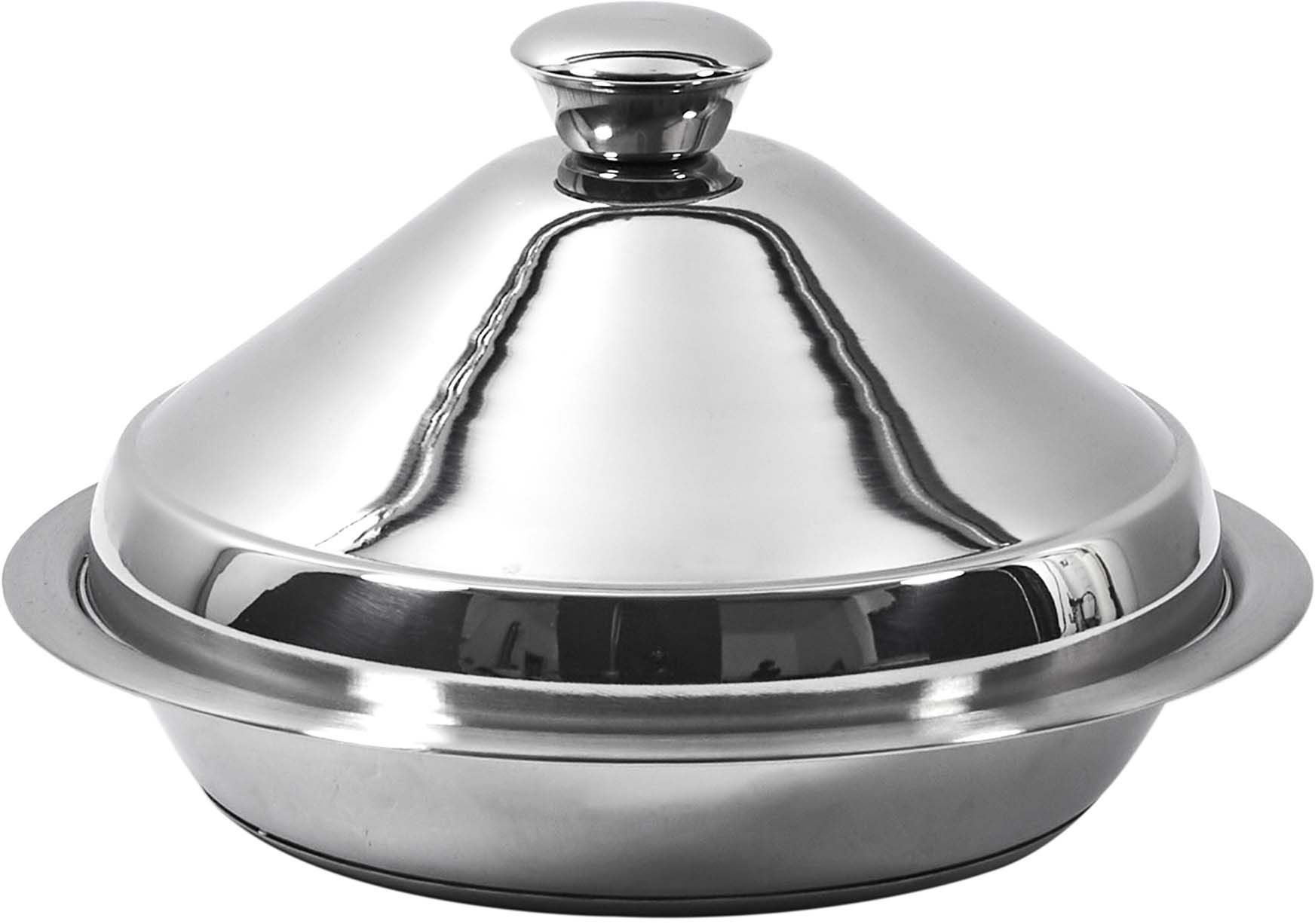 Tajine en acier inoxydable tous feux 24 cm