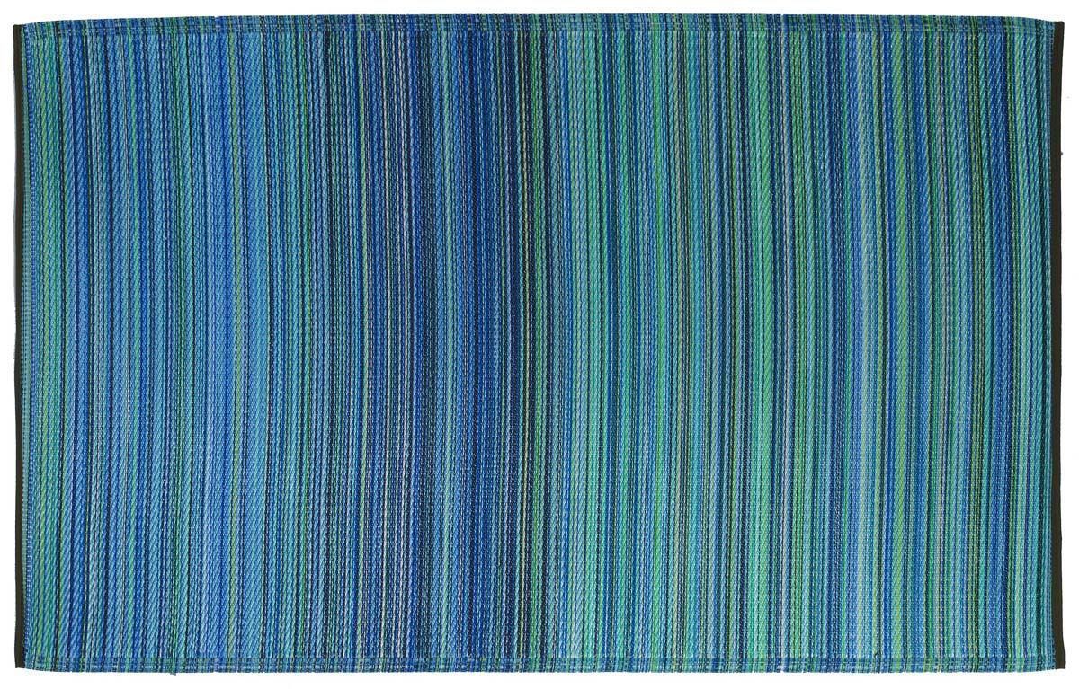 Tapis intérieur extérieur cancun turquoise et vert (150 x 90 cm) Tapis intérieur extérieur cancun turquoise et vert (150 x 90 cm)