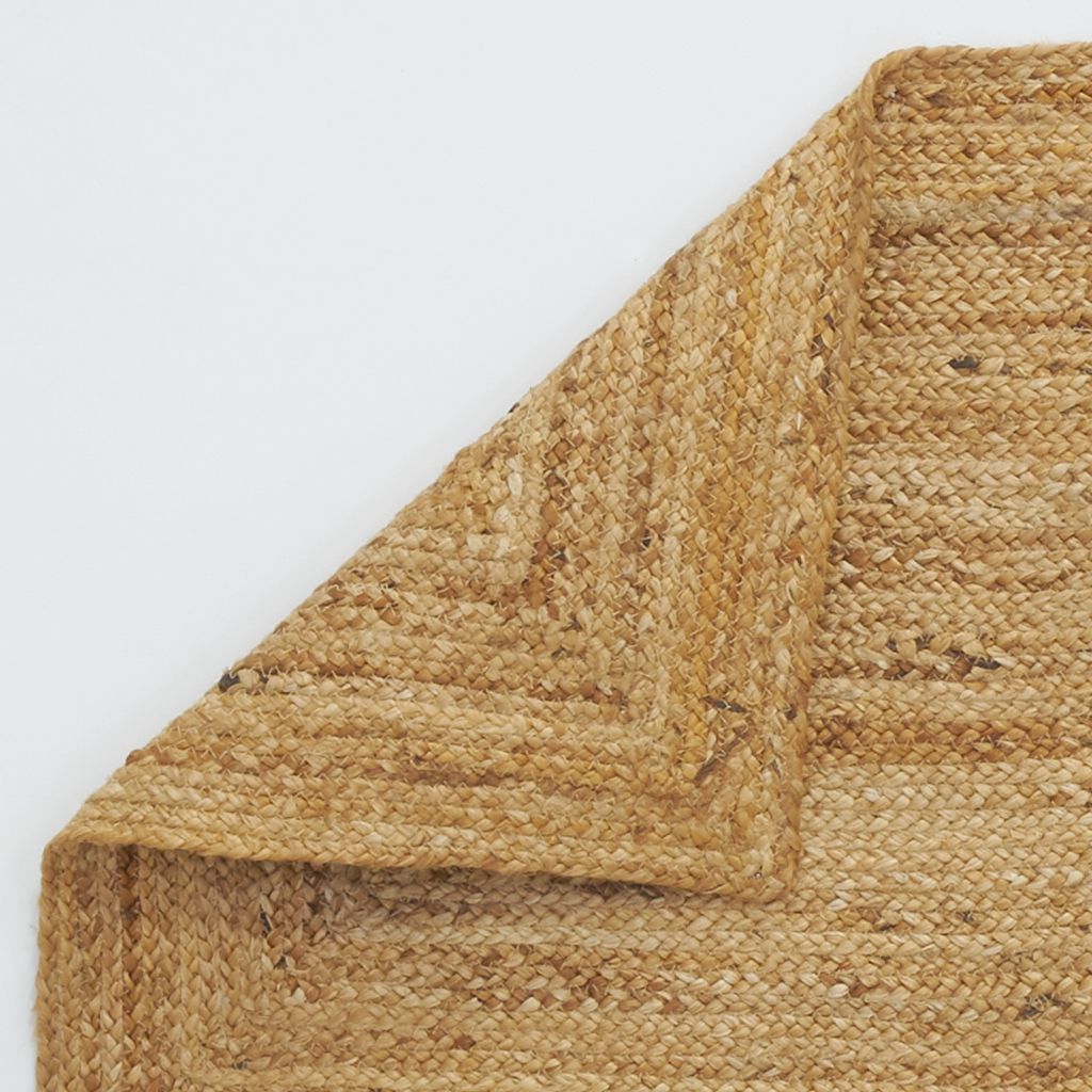 Tapis rond ajouré en jute naturel tressé 180 cm - AUBRY GASPARD