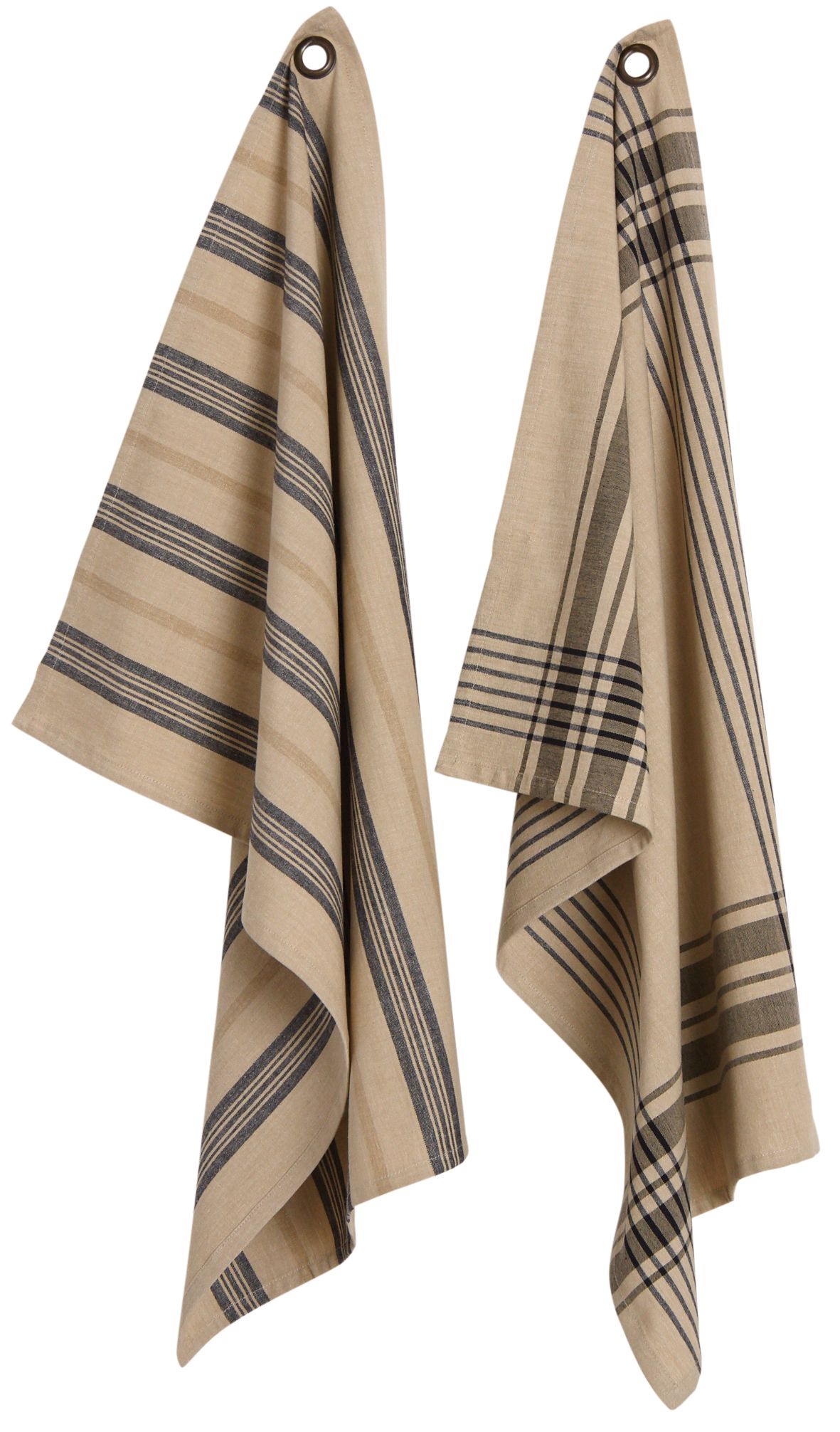 Lot de trois torchons anciens , en coton , état neuf. 74 x 50 cm - Linge de maison