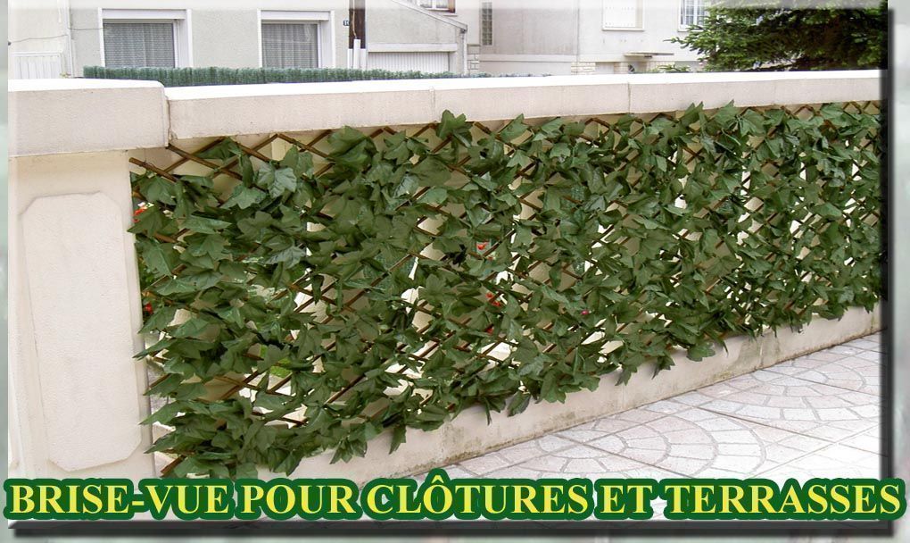 Treillis fleuri lierre extensible sur mesure