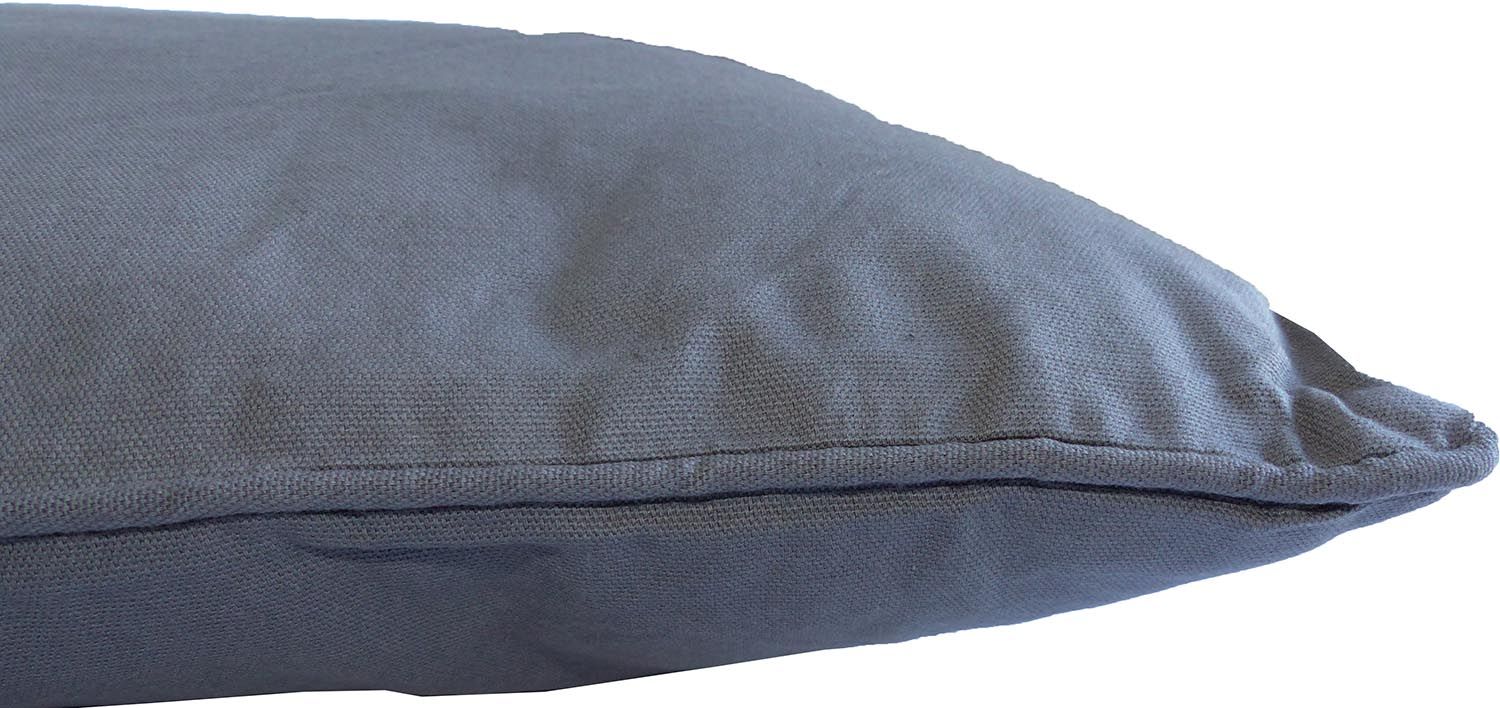 Coussin carré pour dossier de canapé 60 cm (gris)