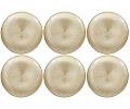 Avis client pour Assiette dorée en verre Royal (Lot de 6) : 4 sur 5