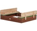 Avis client pour Bac à sable en hemlock avec bancs et couvercle Ella : 5 sur 5
