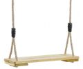 Avis client pour Balançoire bois avec cordes chanvre : 5 sur 5