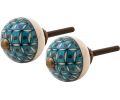 Avis client pour Boutons de porte motifs colorés (Lot de 2) : 3 sur 5