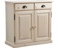 Avis client pour Buffet en bois brut 2 portes 2 tiroirs : 3 sur 5