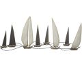 Avis client pour Cadre décoratif en métal bateaux Regata 119 x 3 x 51 cm : 5 sur 5
