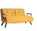 Avis client pour Canapé 2 places convertible en tissu Sando : 4 sur 5