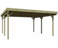 Avis client pour Carport double en bois Basic : 3 sur 5