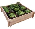 Avis client pour Carré potager en bois de Douglas : 4 sur 5