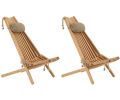 Avis client pour Chilienne en bois EcoChair avec coussin (Lot de 2) : 5 sur 5