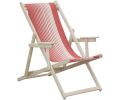 Avis client pour Chilienne transat bois d'eucalyptus tissu 100% coton Elvas : 1 sur 5
