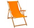 Avis client pour Chilienne transat bois d'eucalyptus tissu 100% coton Elvas : 4 sur 5