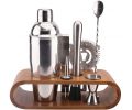 Avis client pour Coffret à cocktail avec socle en bambou : 4 sur 5