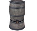 Avis client pour Récupérateur d'eau de pluie en polyéthylène avec support Barrel : 5 sur 5