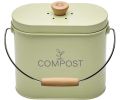 Avis client pour Composteur de cuisine ovale en métal avec filtre 3 litres : 3 sur 5