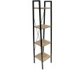 Avis client pour Etagère 4 tablettes en bois et métal Savannah : 5 sur 5