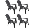 Avis client pour Fauteuil Adirondack en résine polypropylène (Lot de 4) : 5 sur 5