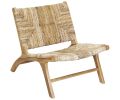 Avis client pour Fauteuil bas en teck naturel et bananier : 5 sur 5