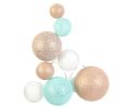Avis client pour Guirlande lumineuse boules colorées 10 leds multi-tailles : 3 sur 5