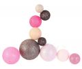 Avis client pour Guirlande lumineuse boules colorées 10 leds multi-tailles : 3 sur 5