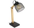 Avis client pour Lampe de bureau style industriel métal et bois : 5 sur 5