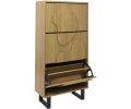 Avis client pour Meuble à chaussures en MDF et métal Calypso : 5 sur 5