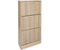 Avis client pour Meuble à chaussures 3 portes en bois Klaus : 1 sur 5