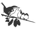 Avis client pour Oiseau sur pique troglodyte mignon et ses oisillons en acier corten : 5 sur 5