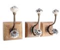 Avis client pour Patère en bois de manguier et céramique 1 crochet (Lot de 3) : 5 sur 5