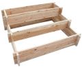 Avis client pour Potager escalier à légumes en mélèze : 4 sur 5
