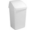Avis client pour Poubelle blanche avec couvercle basculant Delta : 2 sur 5