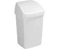 Avis client pour Poubelle blanche avec couvercle basculant Delta : 2 sur 5