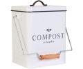 Avis client pour Poubelle de cuisine à compost vintage 5 litres : 4 sur 5
