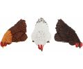 Avis client pour Poules décoratives à poser en polyrésine (Lot de 3) : 5 sur 5