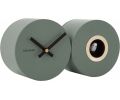 Avis client pour Horloge mural en métal mat Duo Cuckoo : 5 sur 5