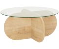 Avis client pour Table basse en verre et aggloméré Bubble : 5 sur 5